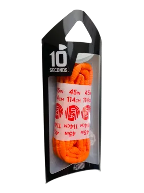 10 Seconds ® Athletic Bubble Laces | Orange