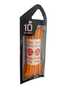 10 Seconds ® Athletic Round Laces | Olivier Orange