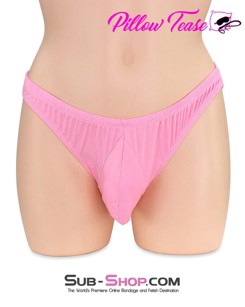 Pink Sissy Hypnosis Pouch Panties for Men - Crossdressing Gear