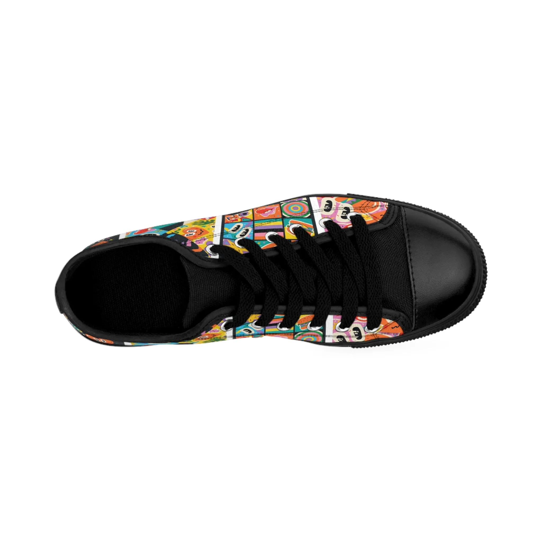 Abstract Funny Shapes Women's Sneakers