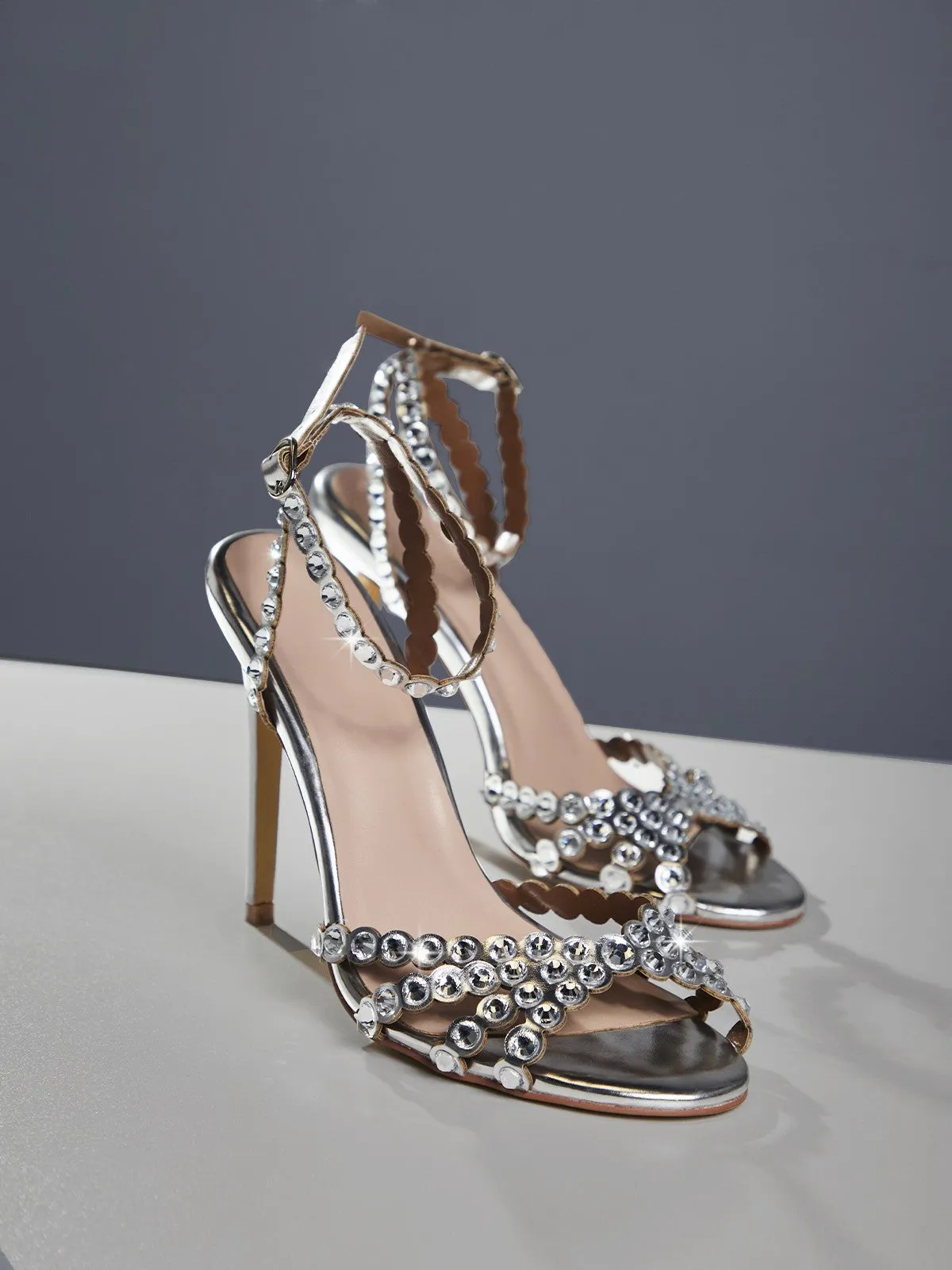 Adalgisa Rhinestone Sandals