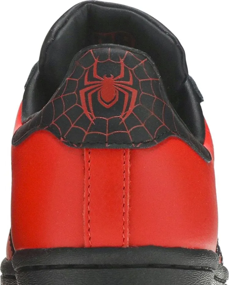 Adidas Marvel x Playstation x Superstar J 'Spider-Man: Miles Morales' Sneakers, Red