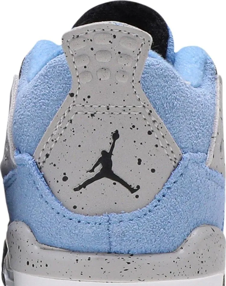 Air Jordan 4 Retro TD University Blue sneakers, blue