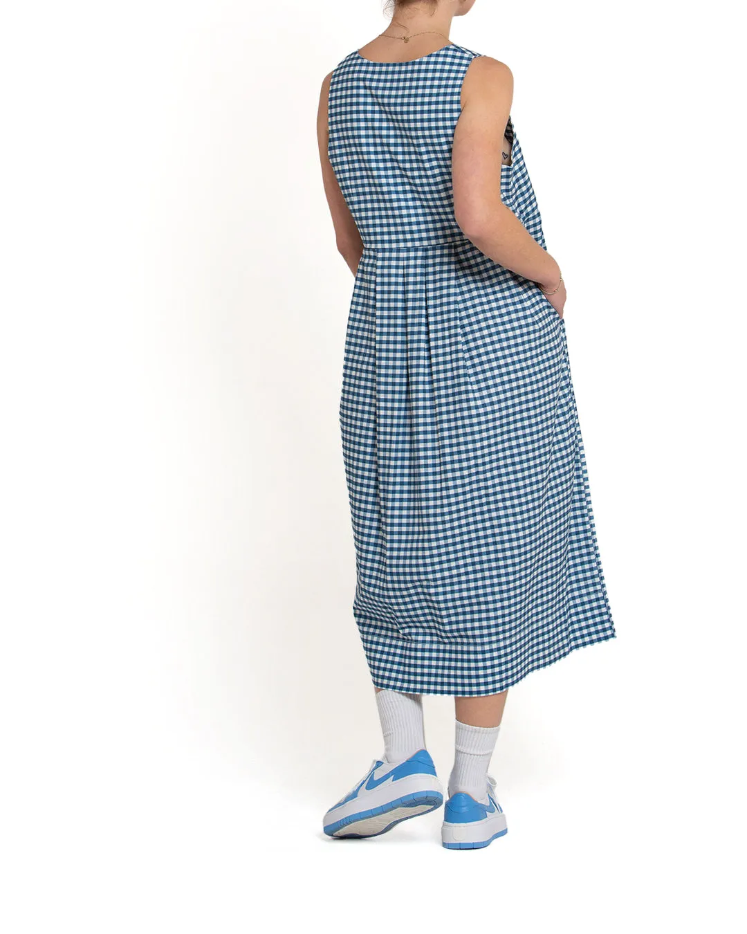 Amelia Dress - Opal Gingham