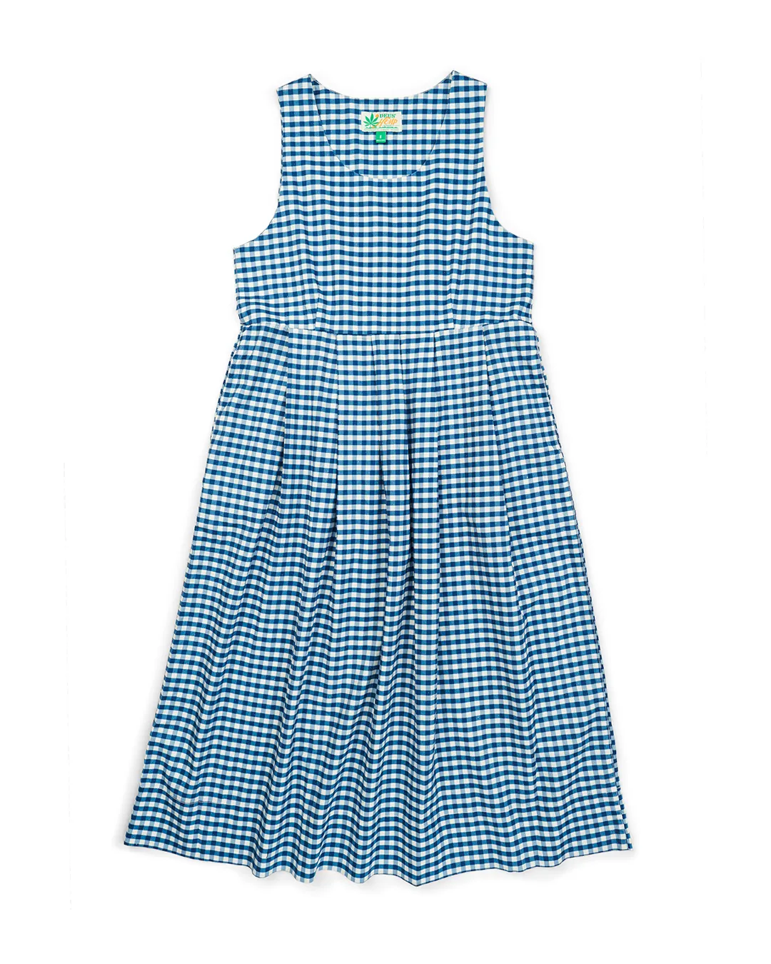 Amelia Dress - Opal Gingham