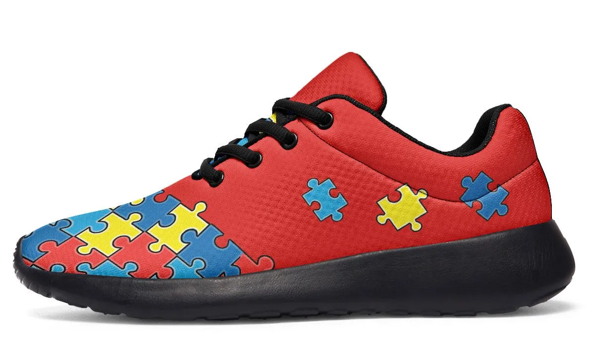 Autism Awareness Puzzle Sneakers