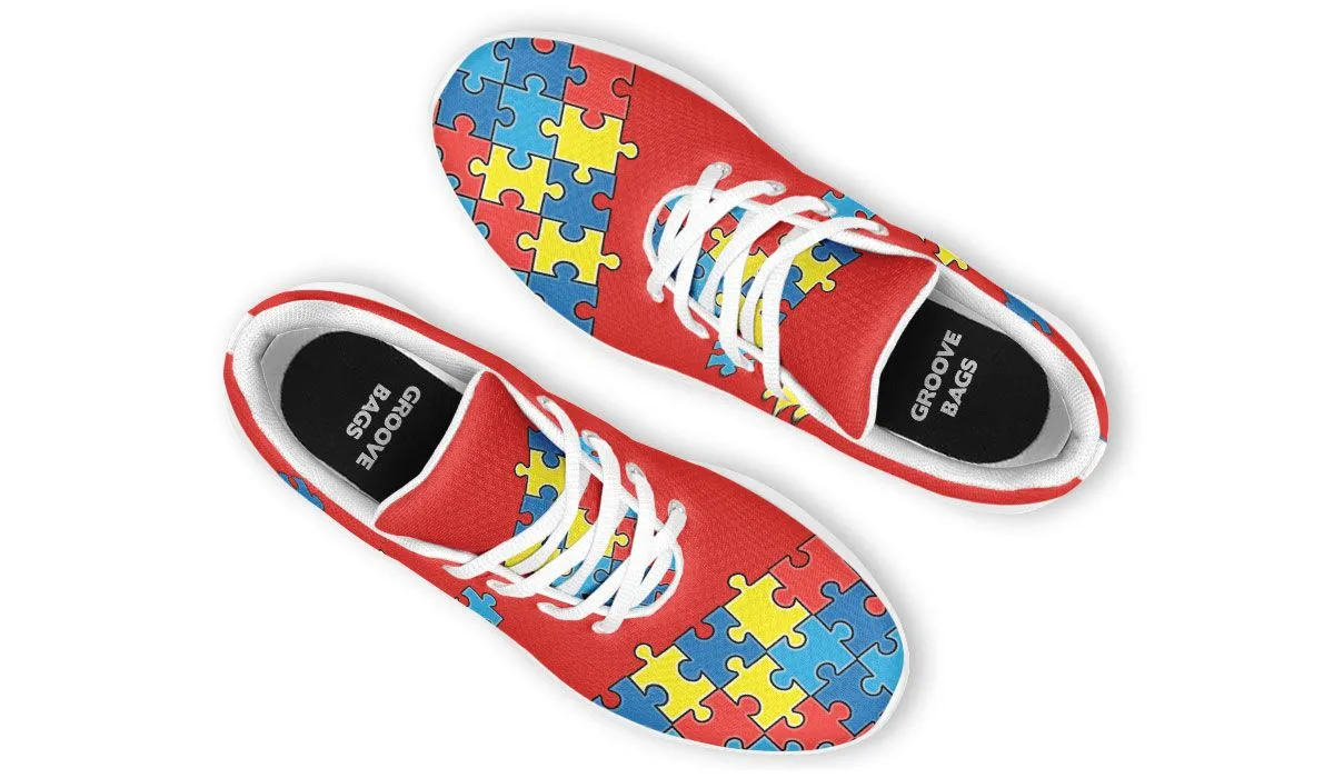 Autism Awareness Puzzle Sneakers