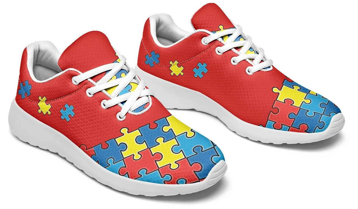 Autism Awareness Puzzle Sneakers