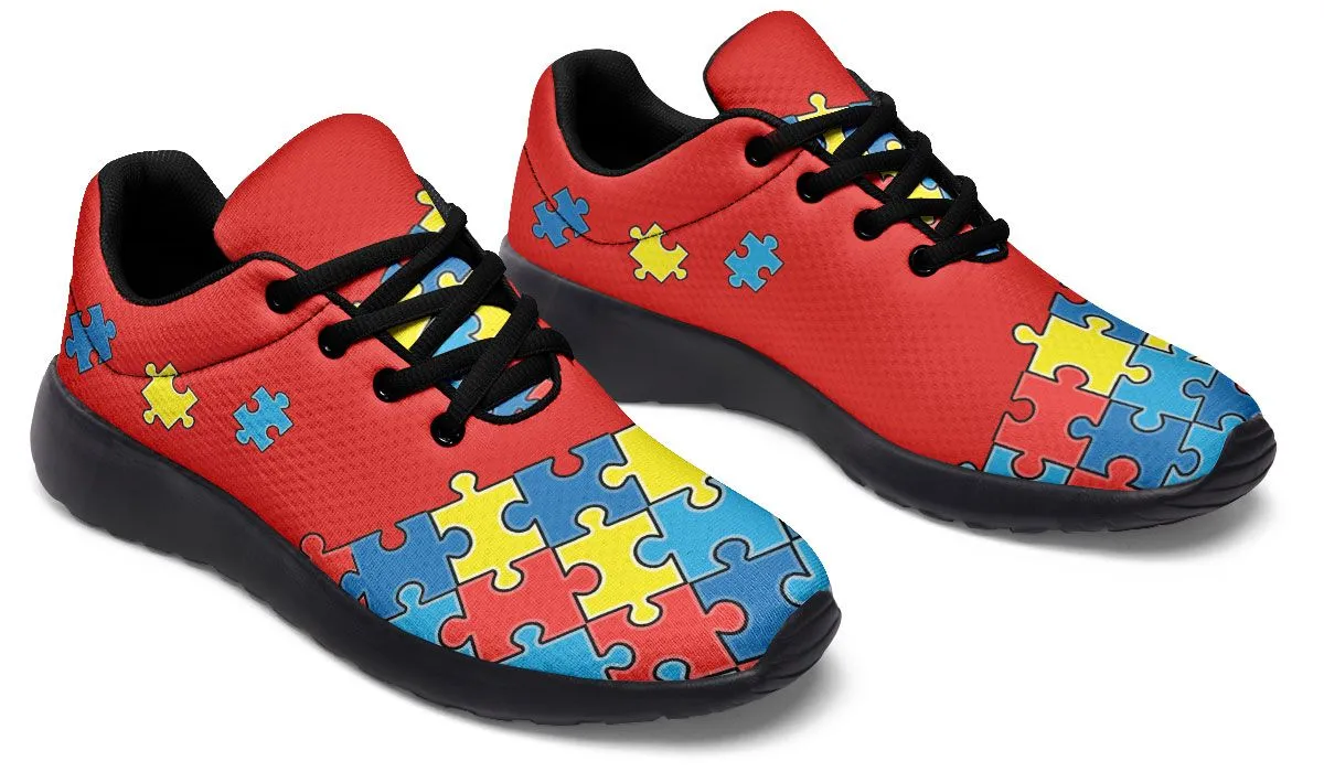 Autism Awareness Puzzle Sneakers