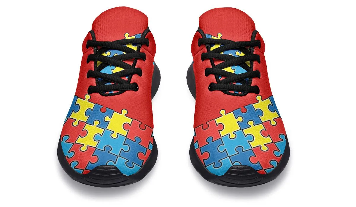 Autism Awareness Puzzle Sneakers