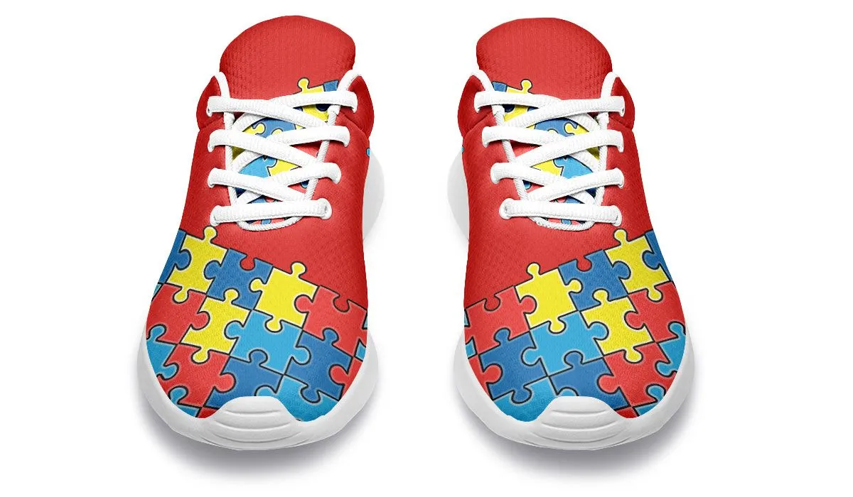 Autism Awareness Puzzle Sneakers