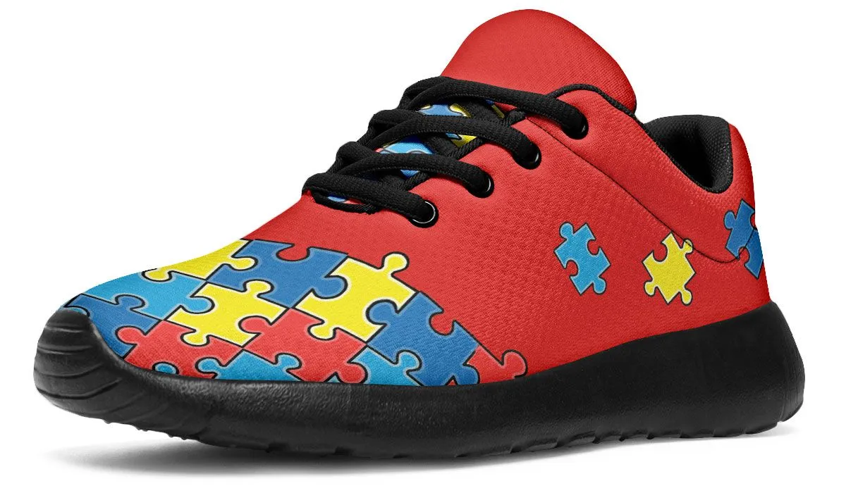 Autism Awareness Puzzle Sneakers