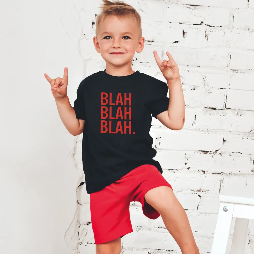 Blah, Blah, Blah Kids Tee