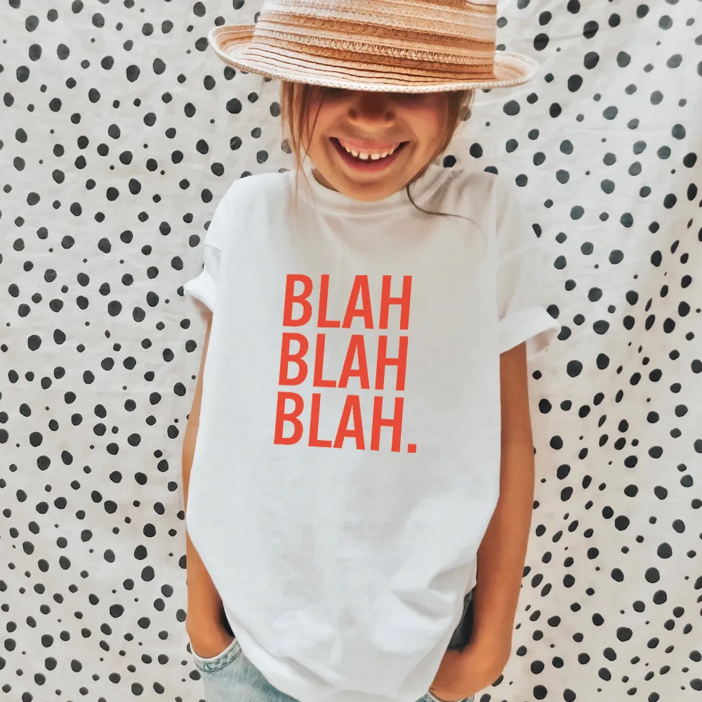 Blah, Blah, Blah Kids Tee