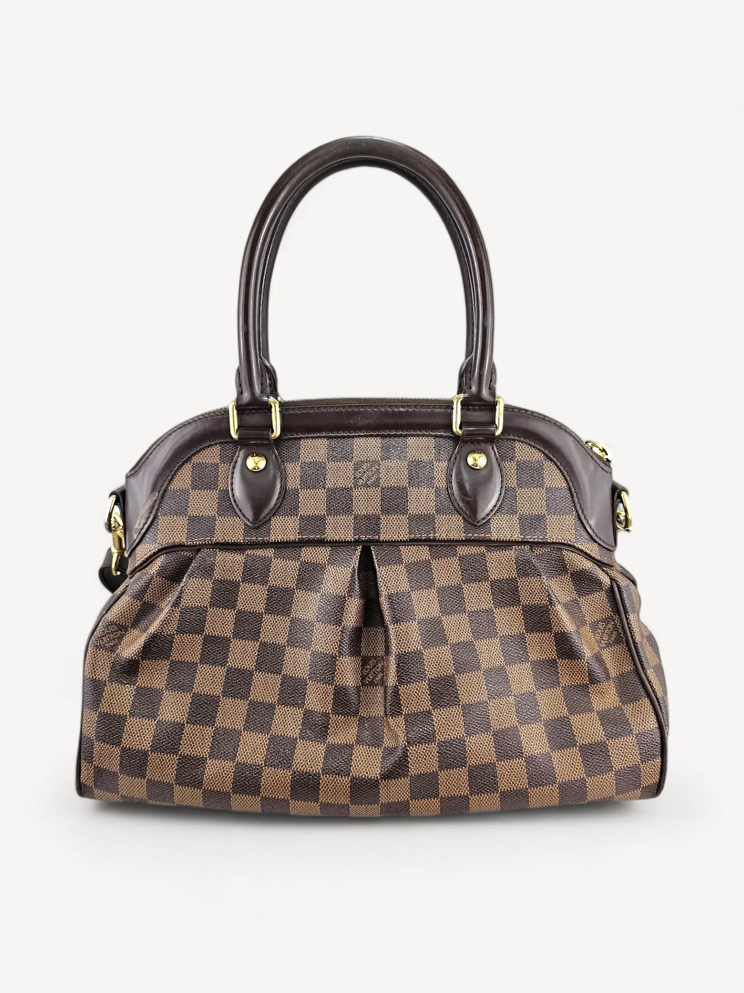 Bolsa Louis Vuitton Trevi Damier GG Ferragem Gold