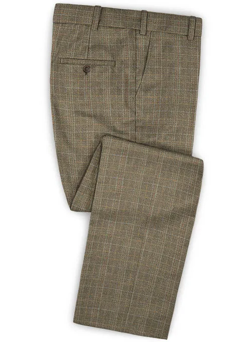 Caccioppoli Dapper Dandy Batito Brown Wool Suit