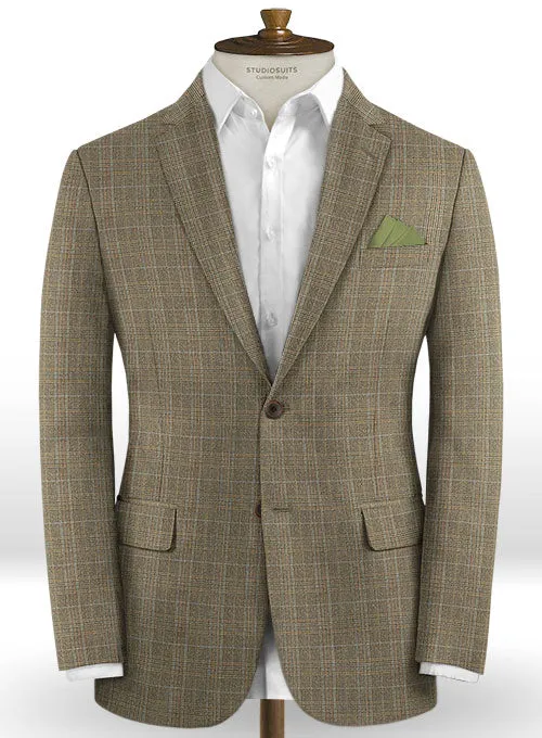 Caccioppoli Dapper Dandy Batito Brown Wool Suit