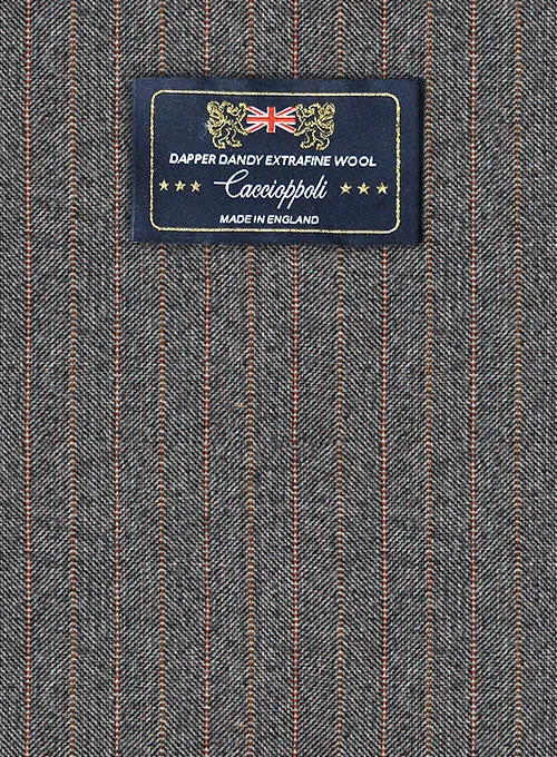 Caccioppoli Dapper Dandy Ichini Club Blue Wool Suit