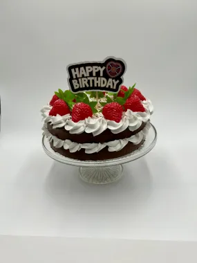 Cake Topper - Happy Birthday Crest