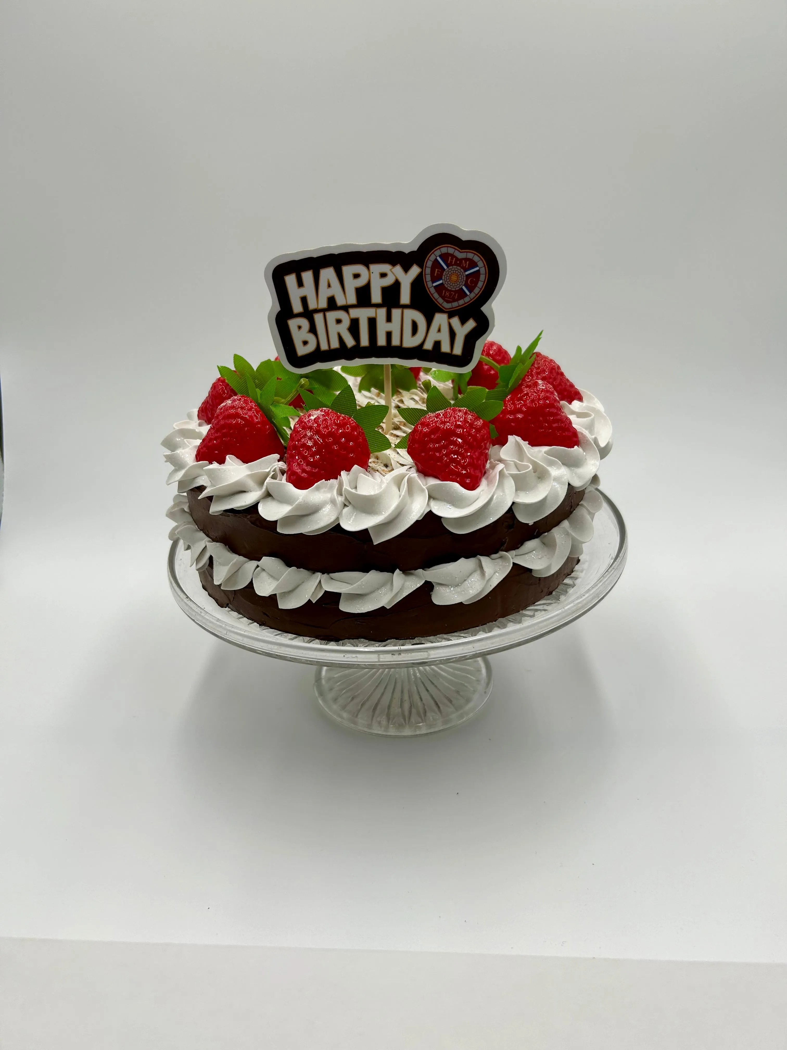 Cake Topper - Happy Birthday Crest