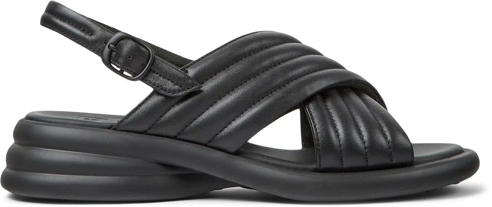 Camper strappy sandals, black