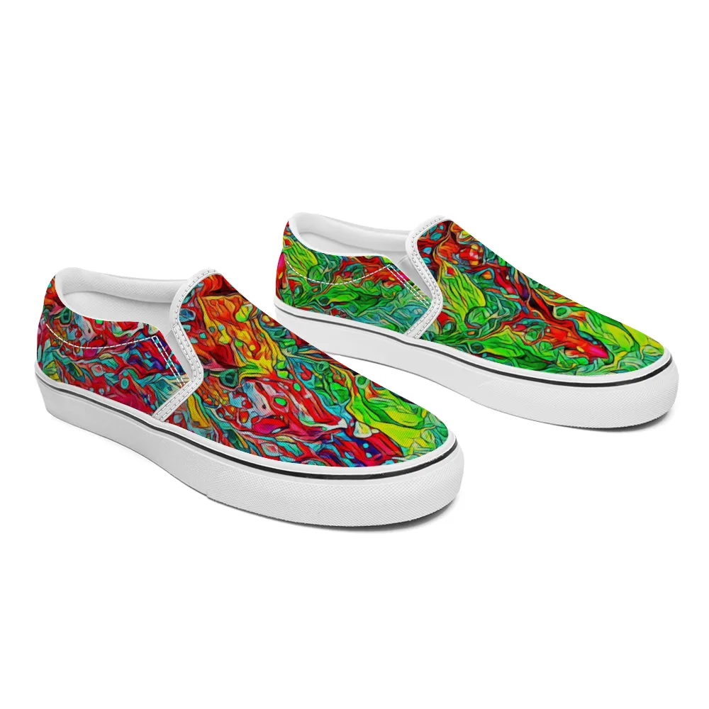 Colorful Collection - Unisex Slip-On Canvas Sneakers