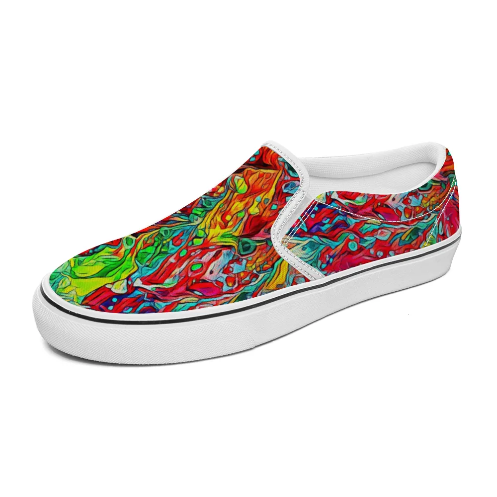 Colorful Collection - Unisex Slip-On Canvas Sneakers