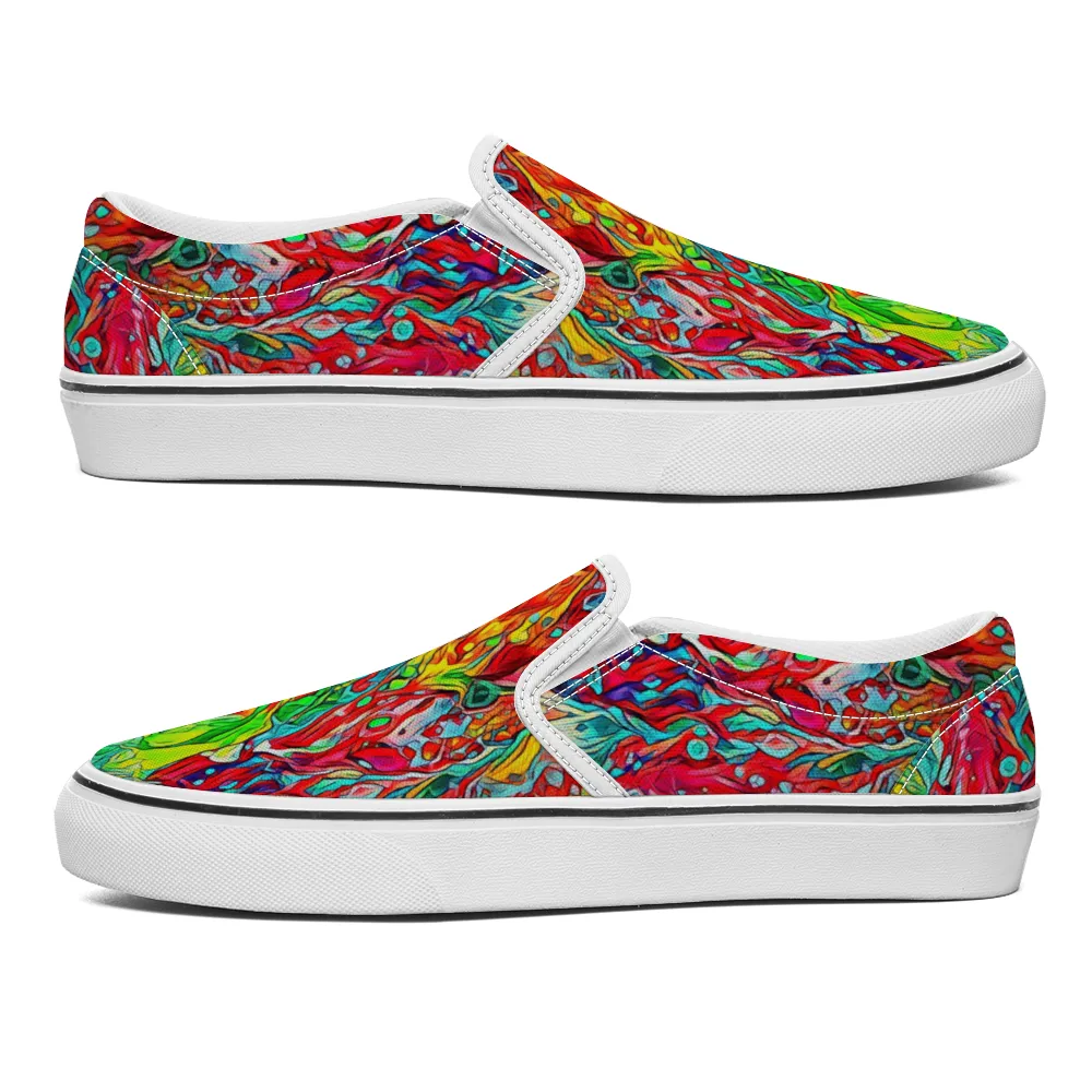 Colorful Collection - Unisex Slip-On Canvas Sneakers