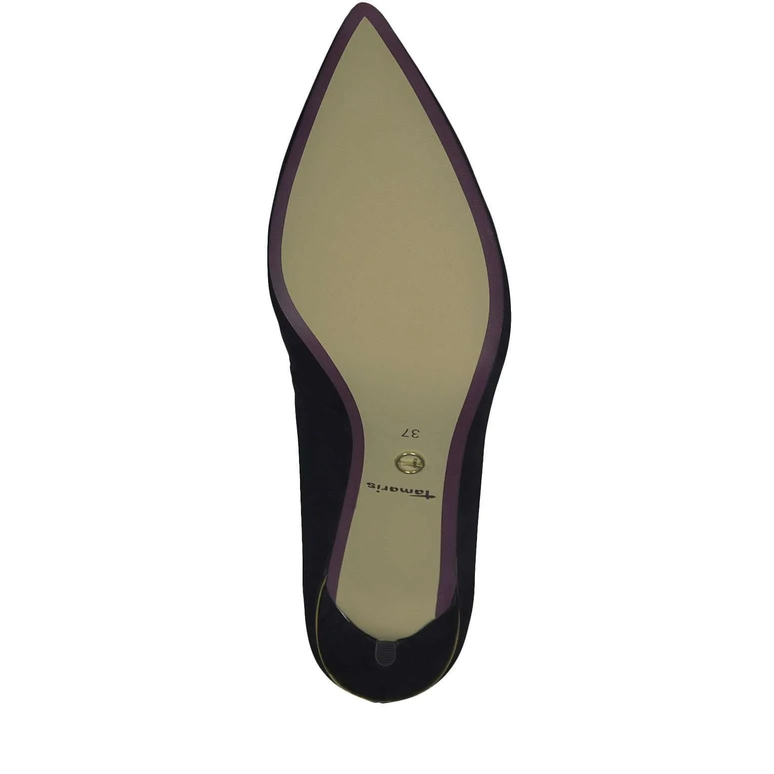 Court Shoe Pointed Toe Tamaris Black Patent