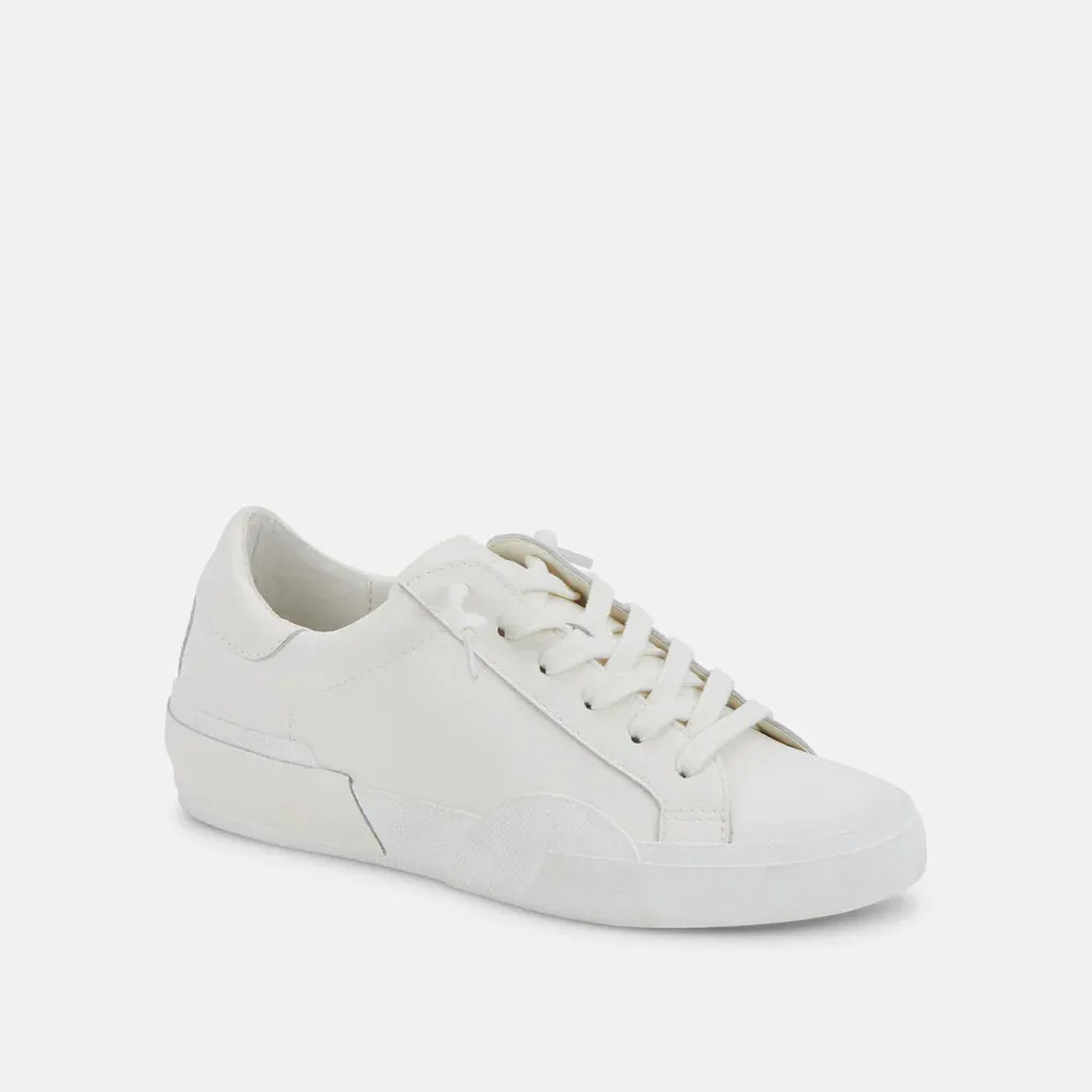 Dolce Vita Recycled White Leather 360 Sneakers