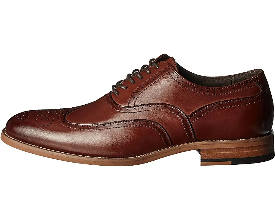 Dunbar Wingtip Oxford Stacy Adams, cognac