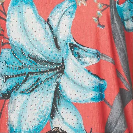 Floral Butterfly Print T-Shirt