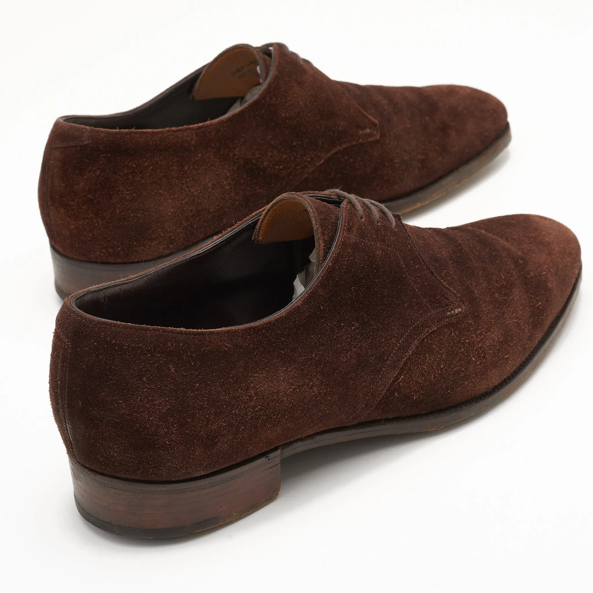 GAZIANO & GIRLING "Derwent" Brown Suede Derby Shoes UK 7E US 7.5 Last DG70