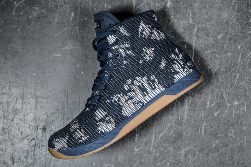 HIGH-TOP DARK FLORAL GUM TRAINER (MEN'S)