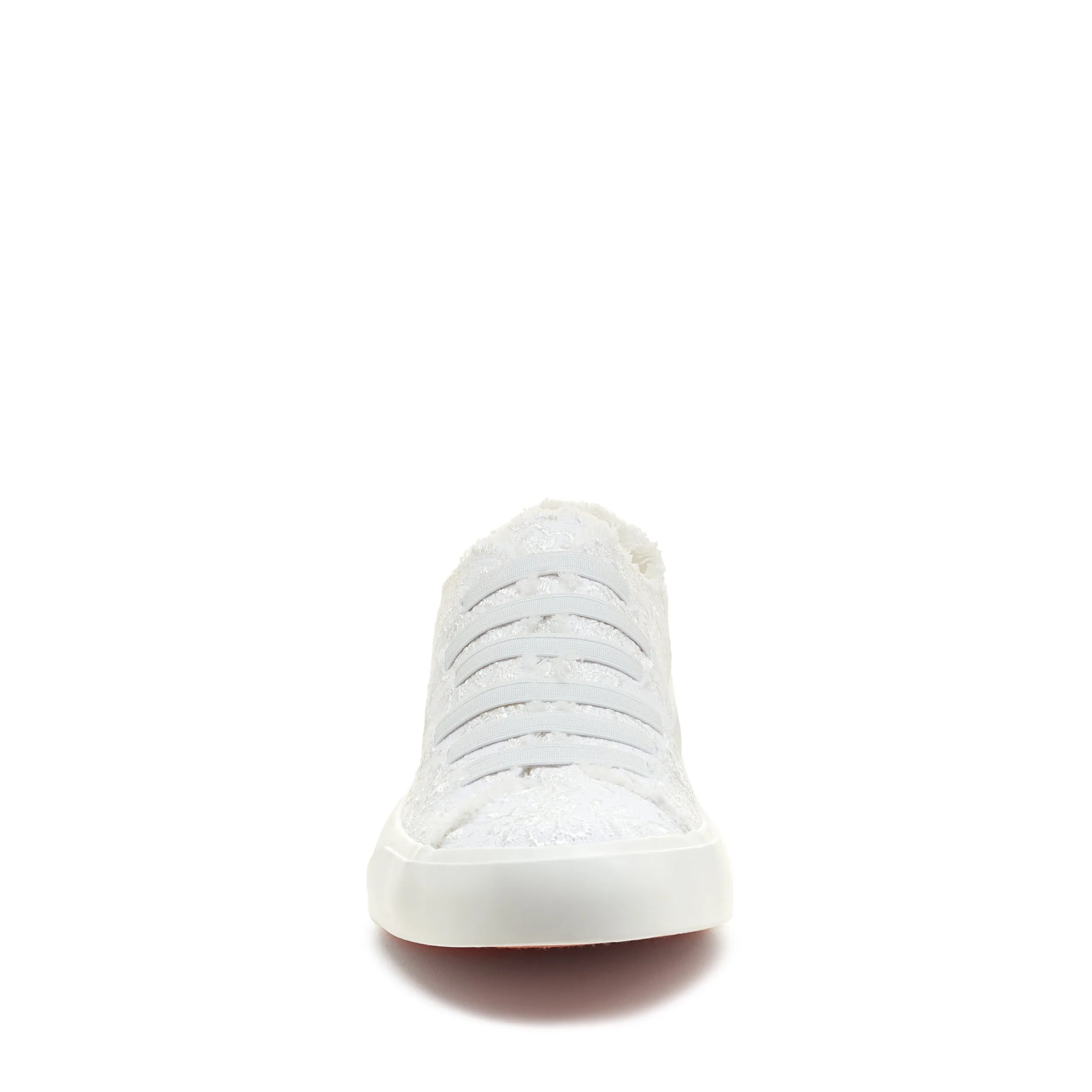 Jokes White Eyelet Slip On Trainers