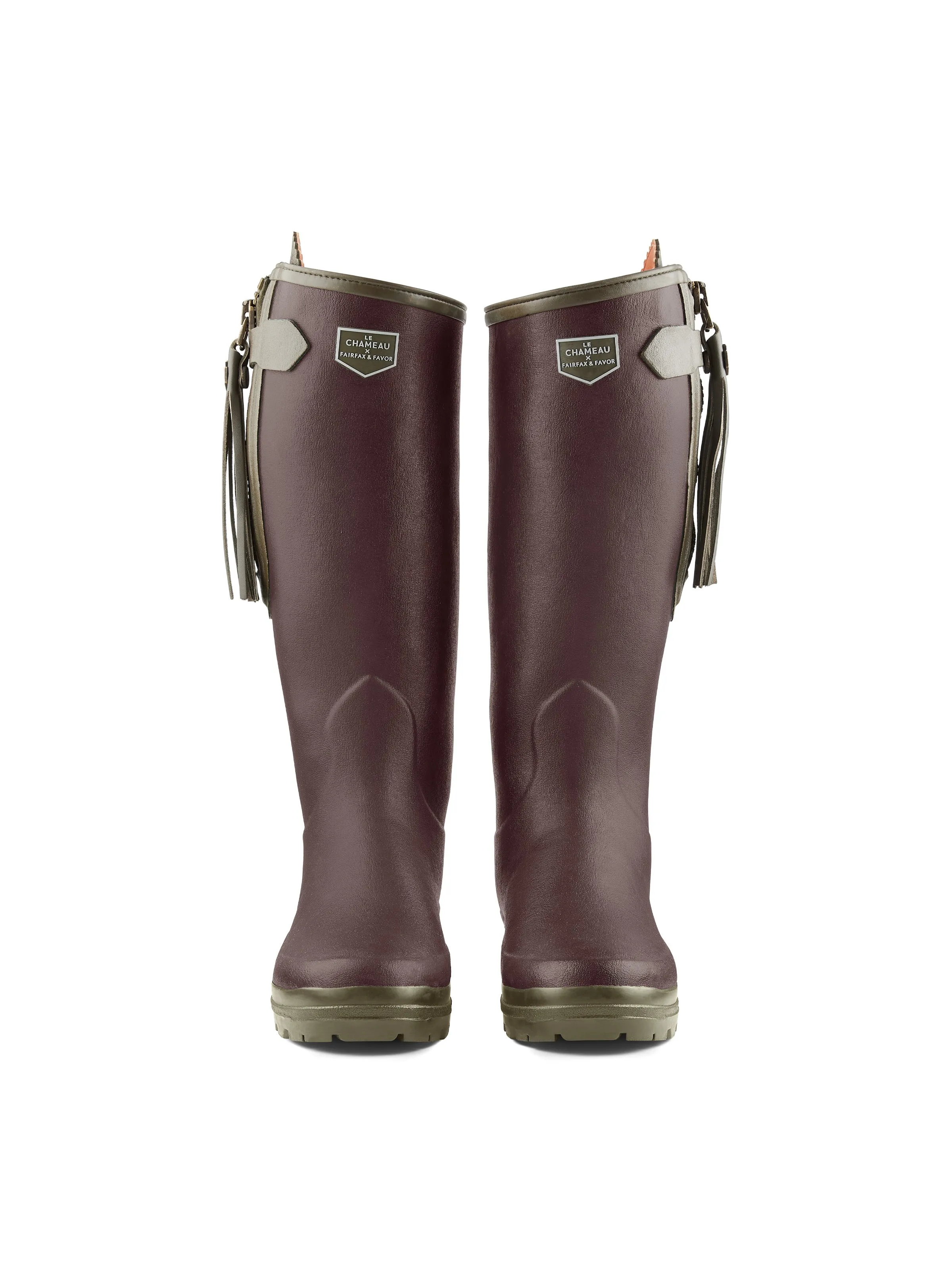 L'Alliance Neoprene Lined Wellington Boot (Sporting Fit) - Cherry