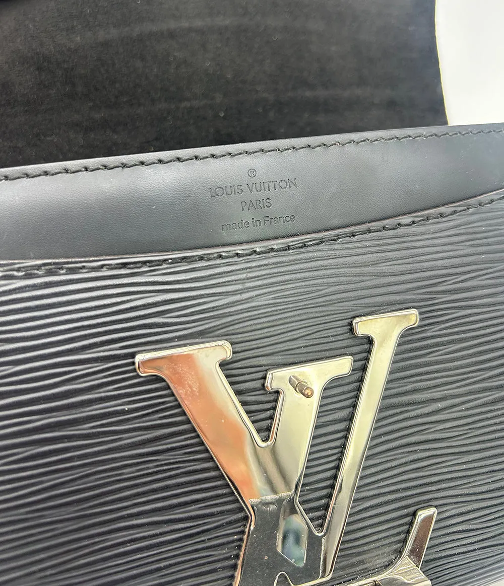 Louis Vuitton Black Epi Louise Strap PM Bag