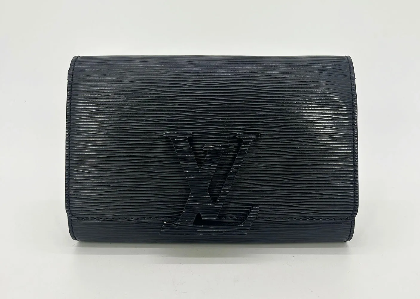 Louis Vuitton Black Epi Louise Strap PM Bag