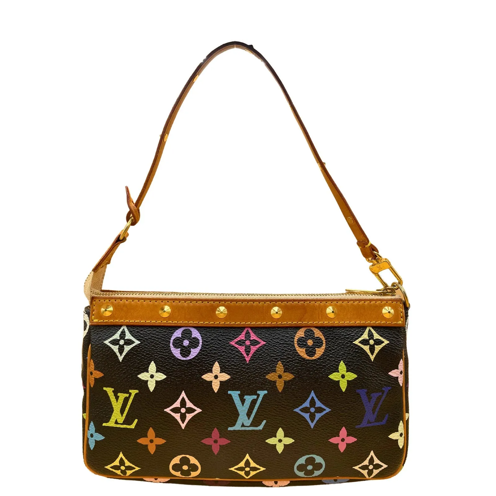 Louis Vuitton Black Multicolor Pochette