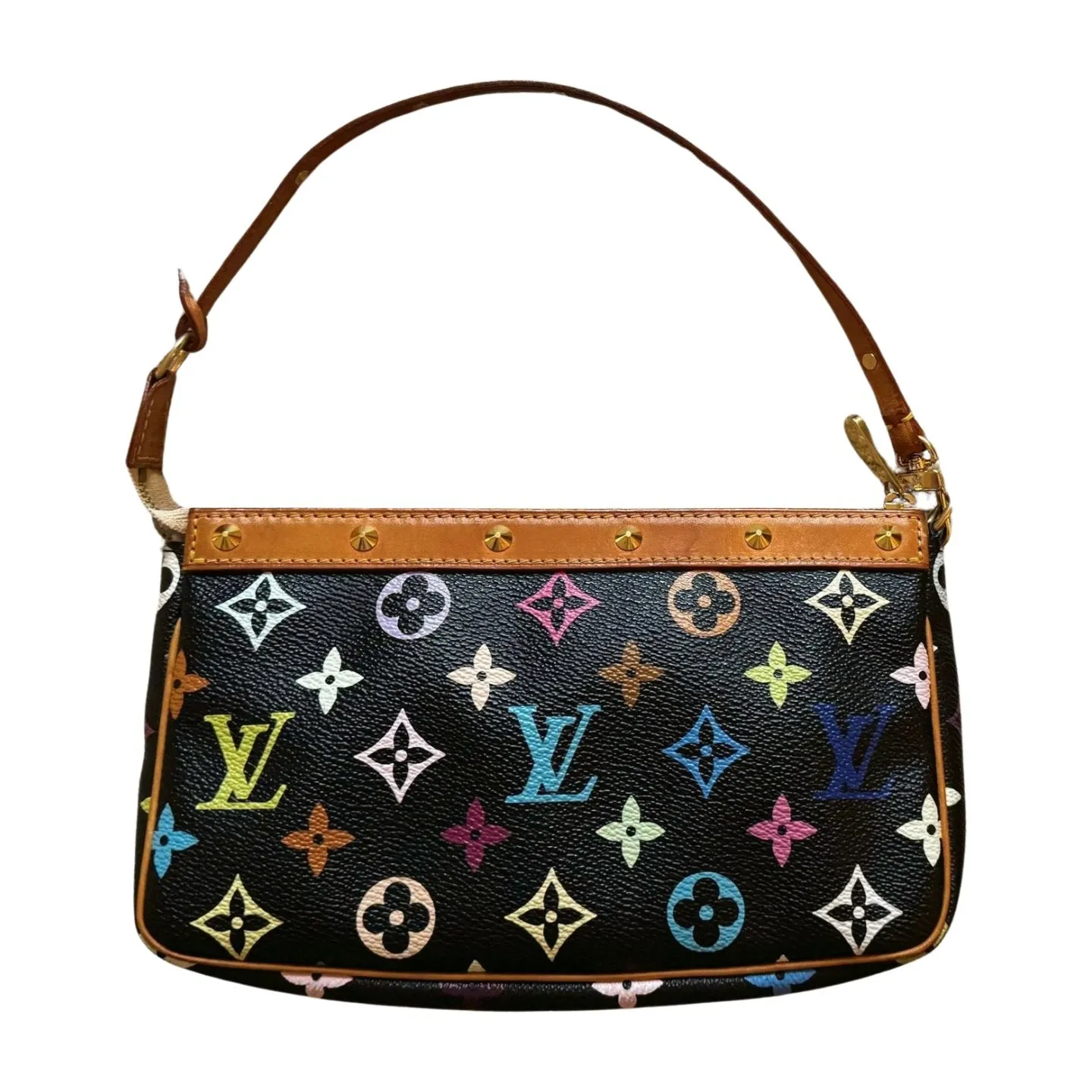 Louis Vuitton Black Multicolor Pochette