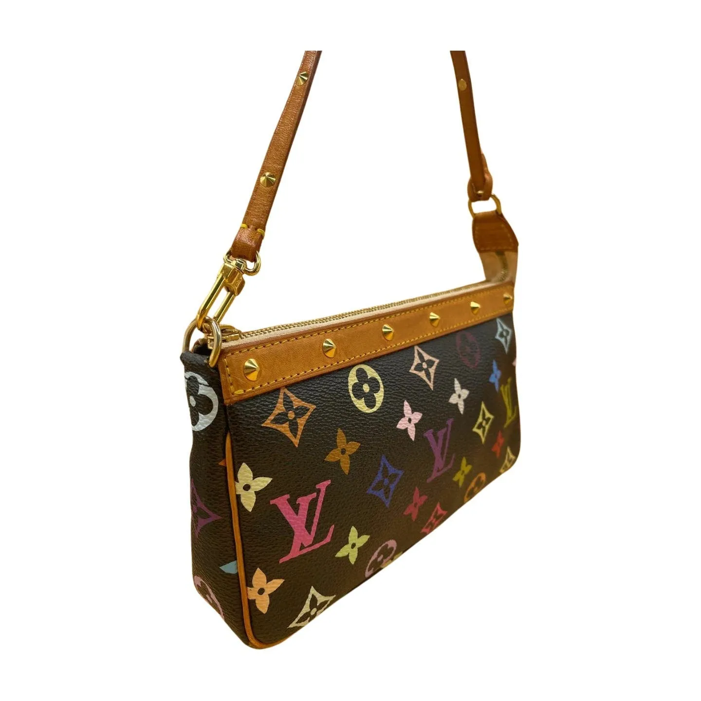 Louis Vuitton Black Multicolor Pochette