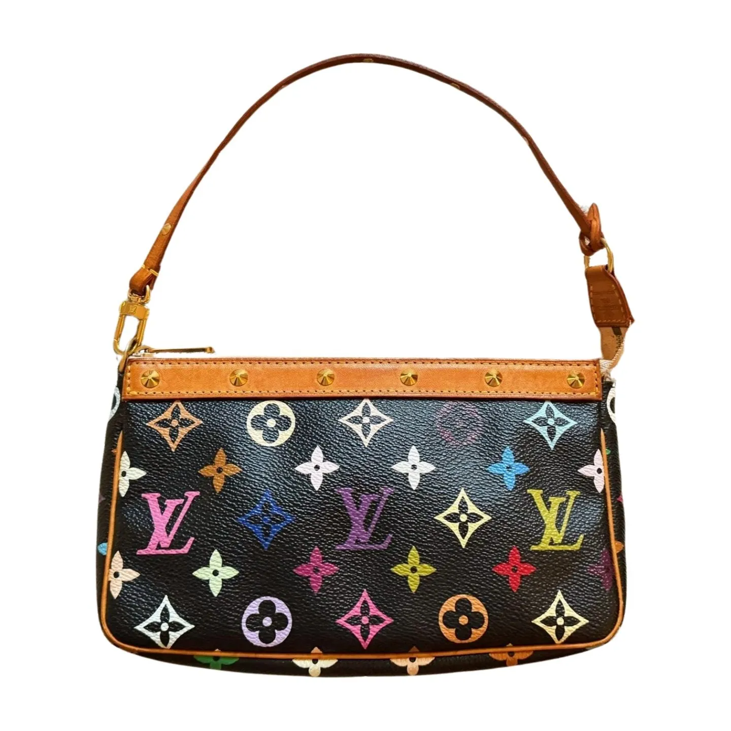 Louis Vuitton Black Multicolor Pochette