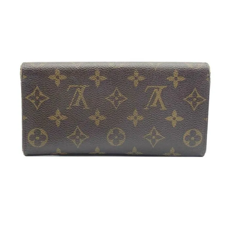 Louis Vuitton Blue Emilie Monogram Wallet