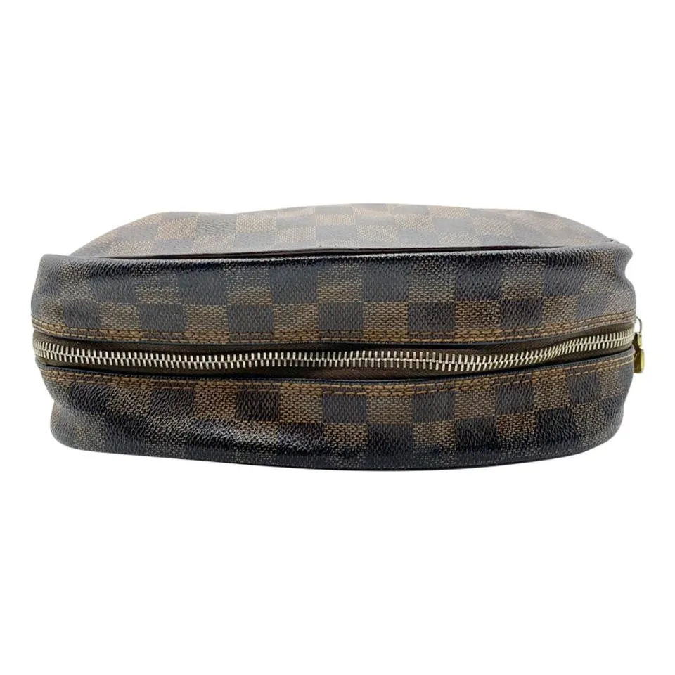 Louis Vuitton Brown Trousse De Toilette 25 Damier Ebene Cosmetic Bag