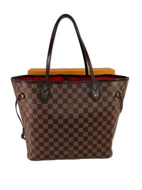 Louis Vuitton damier ebene cherry neverfull MM