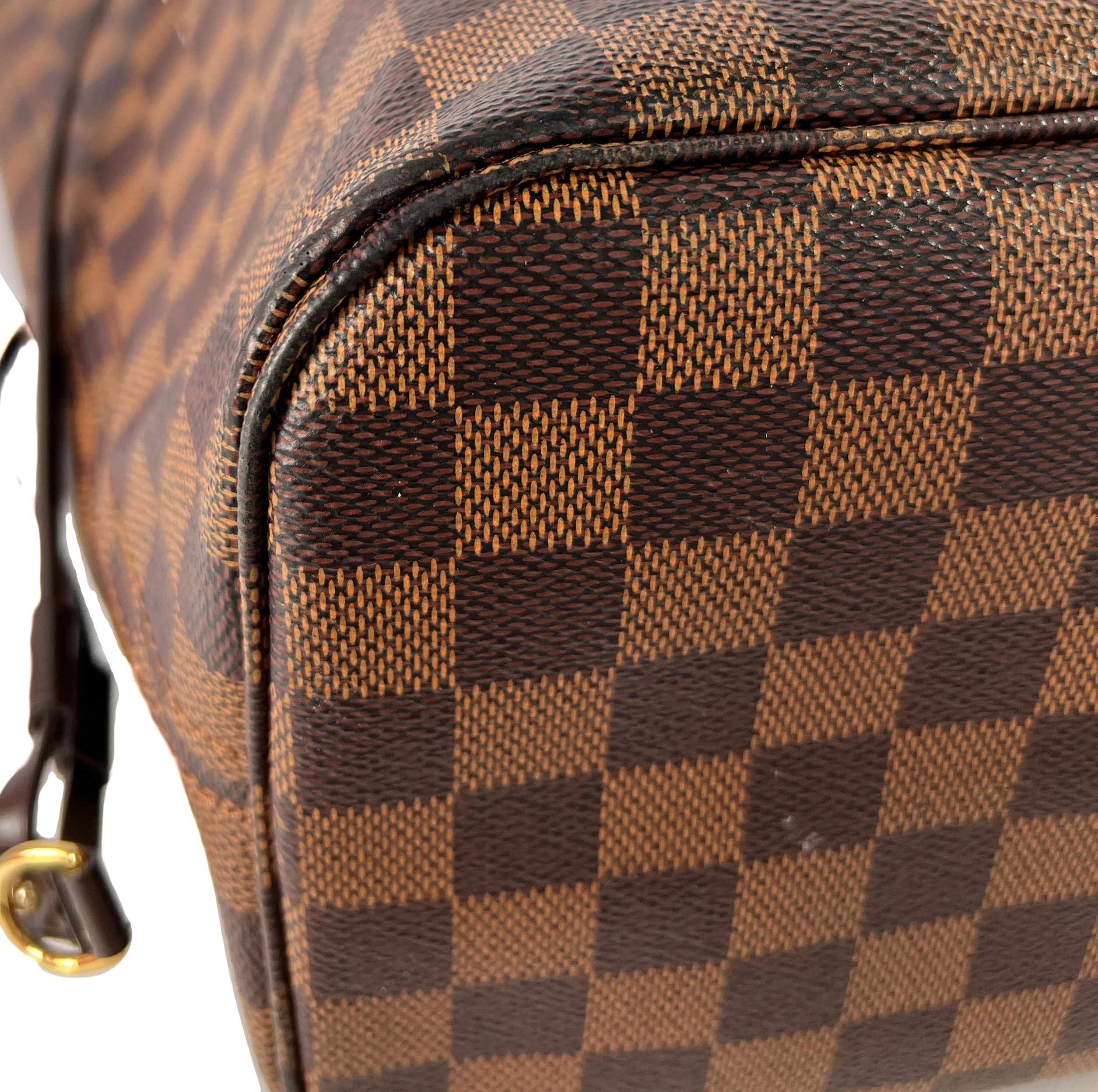 Louis Vuitton damier ebene cherry neverfull MM