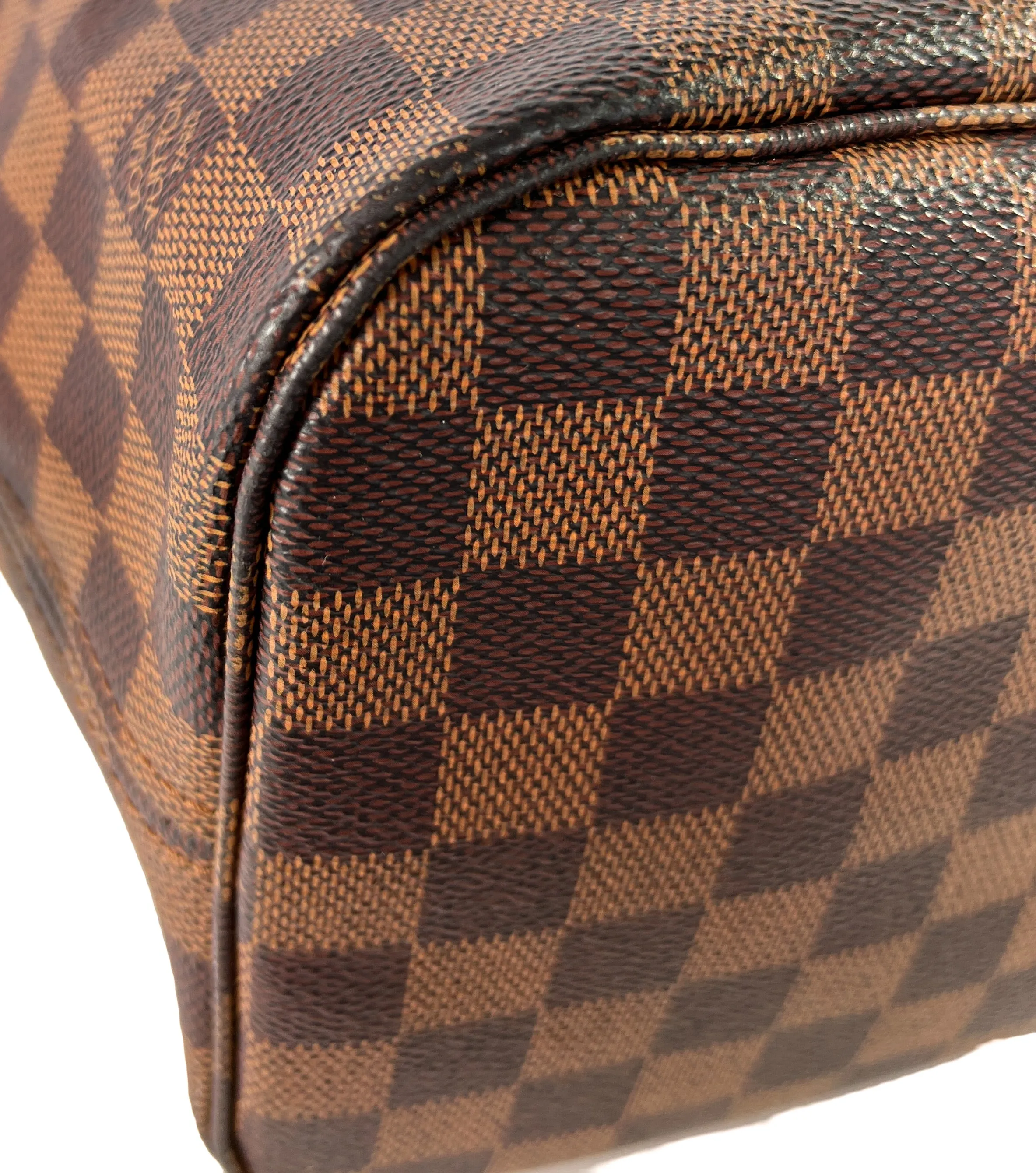 Louis Vuitton damier ebene cherry neverfull MM