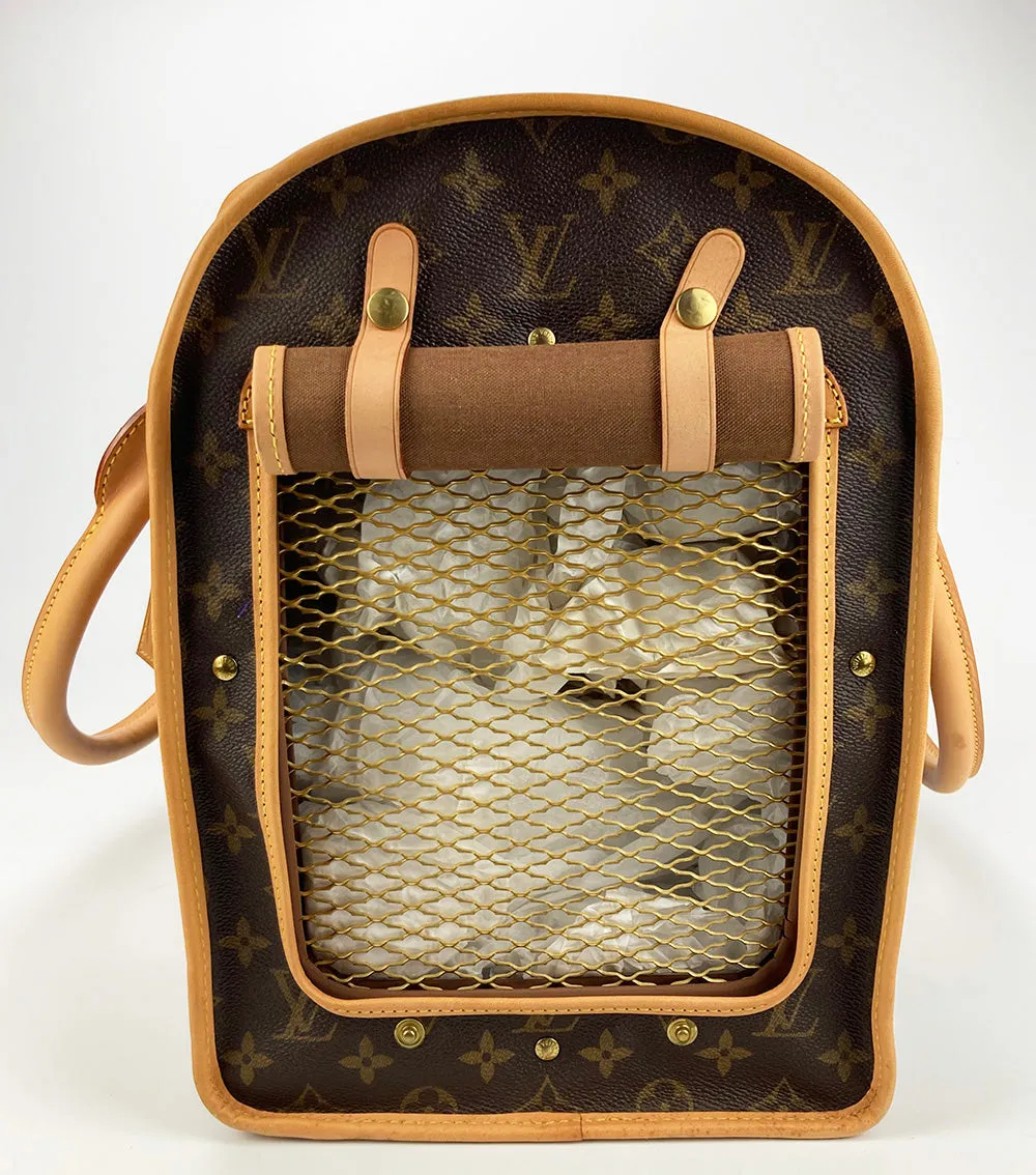 Louis Vuitton Monogram Sac Chien Pet Carrier 50