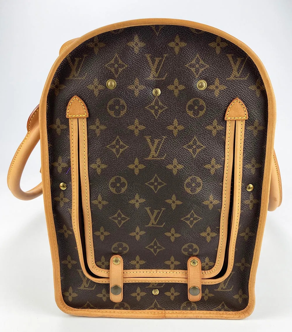 Louis Vuitton Monogram Sac Chien Pet Carrier 50