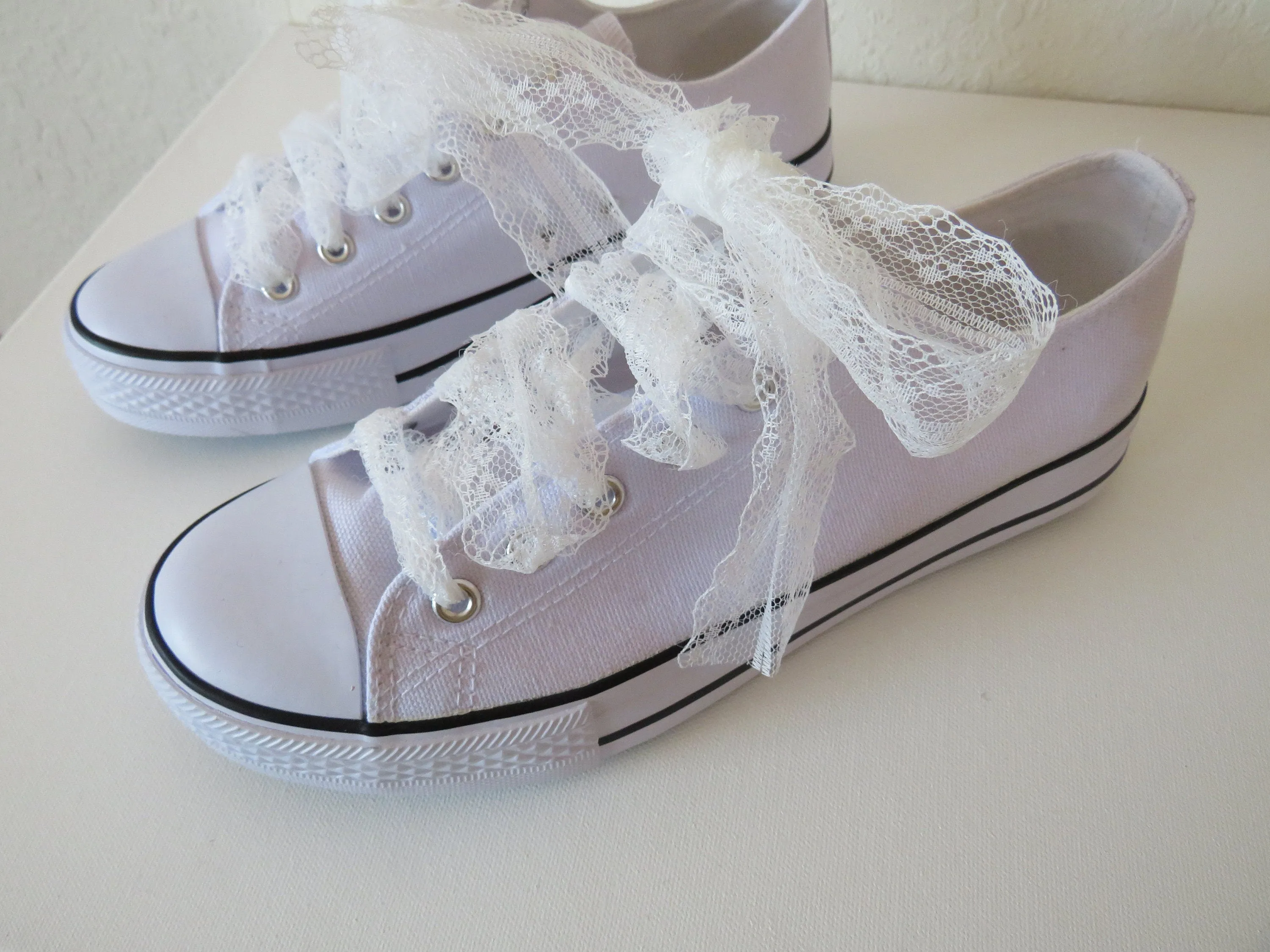 Mrs wedding white lace Canvas Sneaker Shoes,   Personalized Women's Shoes, Ladie